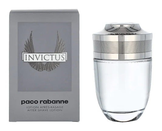 Paco Rabanne Invictus After Shave Lotion For Men - Lightly Perfumes The Skin - Notes Of Morning Freshness And Animal Sensuality - Eliminates Razor Burn - Feeling Of Immediate Comfort - 3.4 Oz