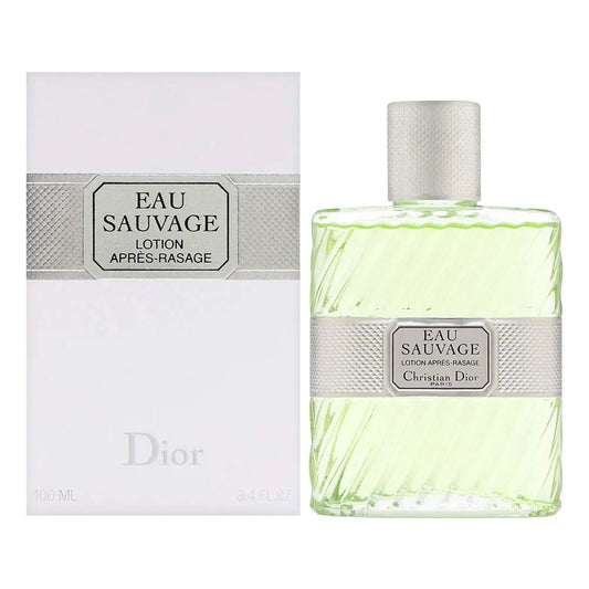Eau Sauvage By Christian Dior For Men. Aftershave 3.4 Oz / 100 Ml.