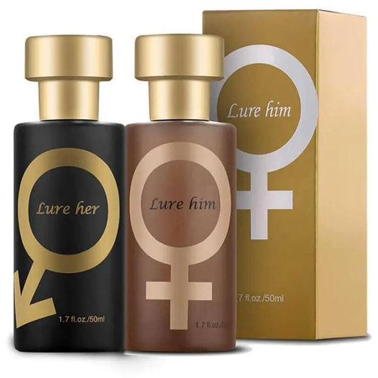 VeniCare Golden L_ure Perfume L_ure for Her Men Perfume L_ure for Her L_ure for Her Men Cologne - 1.7 Fl Oz (2 Pcs for Men and woman)