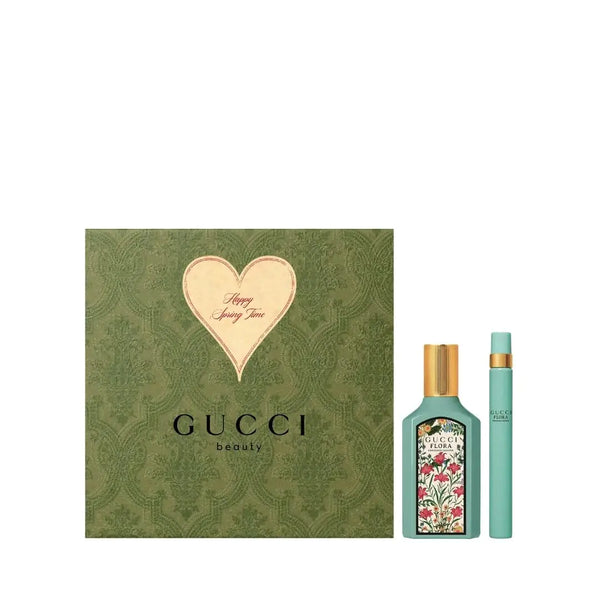 Gucci Flora Gorgeous Jasmine Gift Set 50 ml EDP Spray + 10 ml EDP Mini Spray - Hard Box