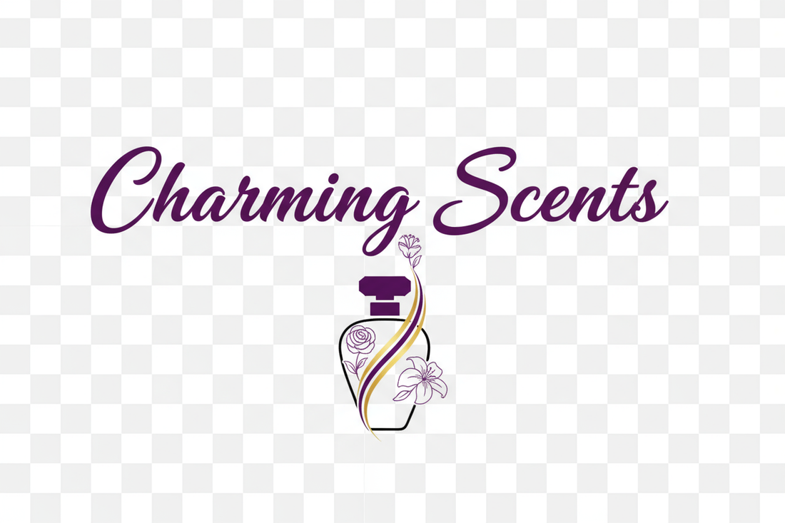 Charming scents,Mens and Womens fragrances logo
