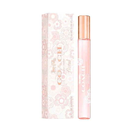Coach Floral Eau de Parfum Purse Spray - Long Lasting Fragrance with notes of Pineapple Sorbet Peony & Crystal Musks - Floral & Fruity - 0.33 fl. oz.