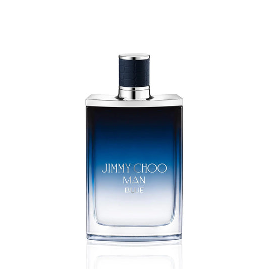 JIMMY CHOO Man Blue Eau de Toilette - Long Lasting Fragrance with notes of Black Pepper Cypress & Vanilla Bean - Leathery & Woody - 3.3 fl. oz.